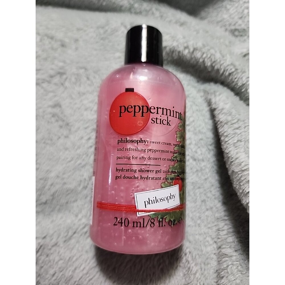 Philosophy Peppermint Stick Hydrating Shower‎ Gel 8oz / 240ml Sealed